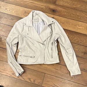 Blank NYC light grey Leather Jacket